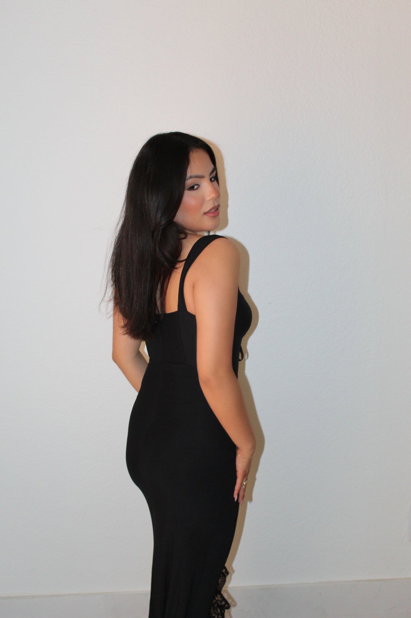 Black Tory Midi dress
