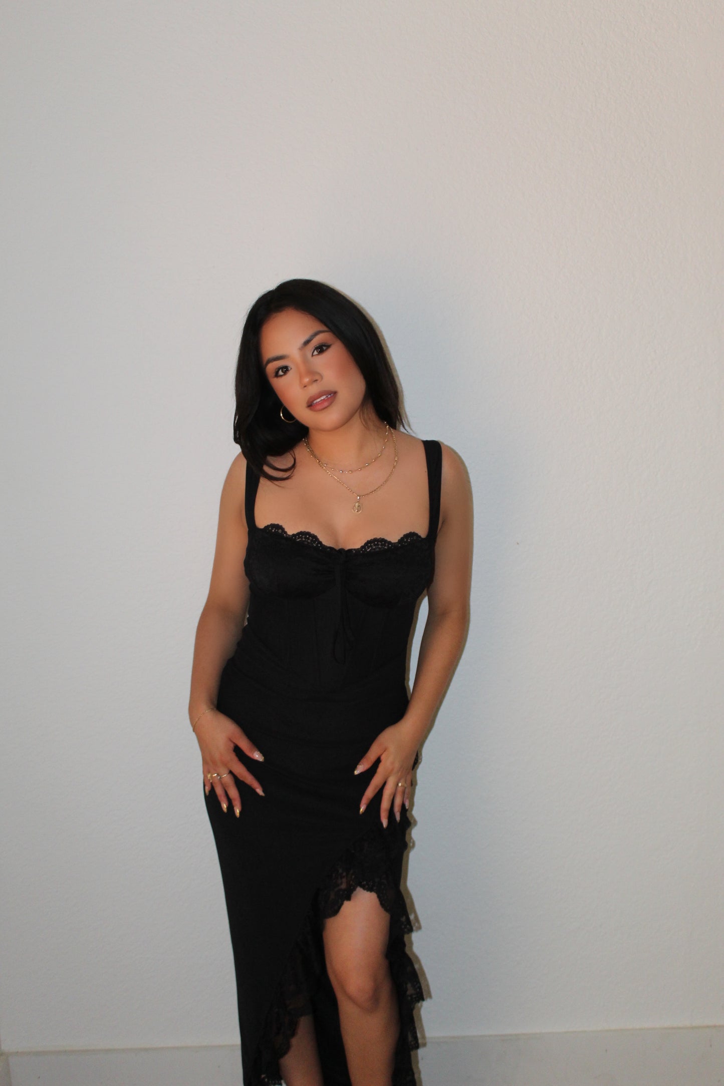 Black Tory Midi dress