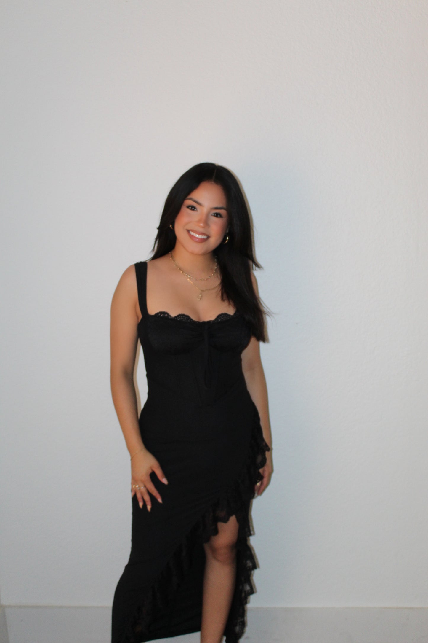 Black Tory Midi dress