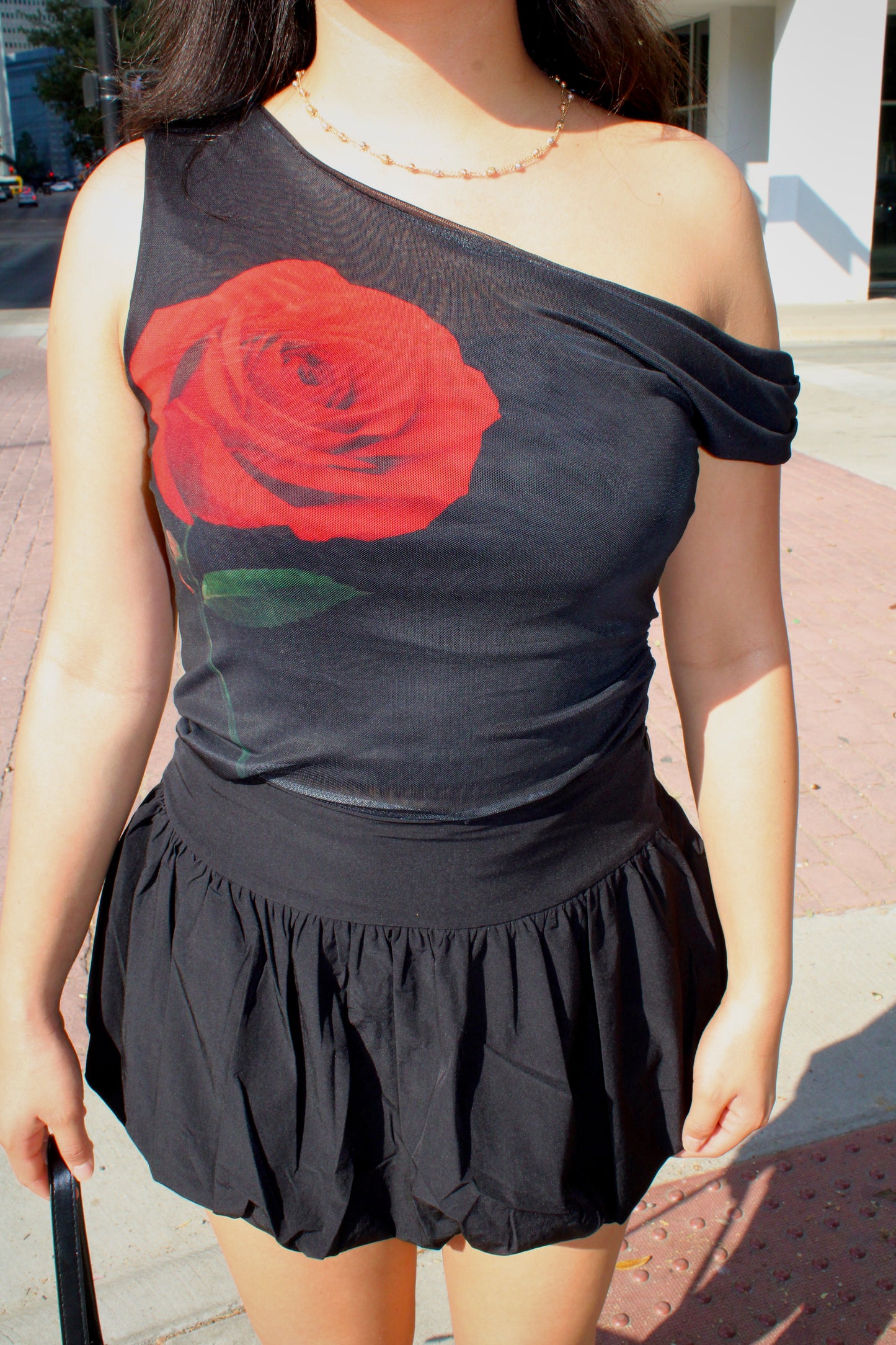 Bubble Black Skirt