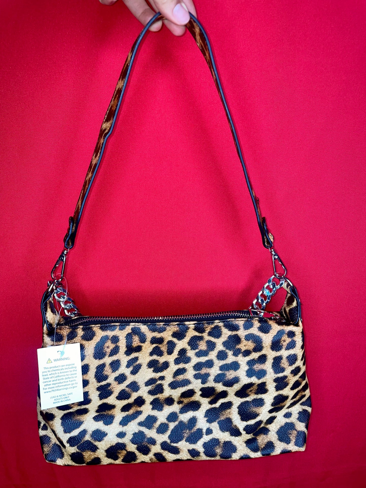 Leopard Print Crossbody Bag