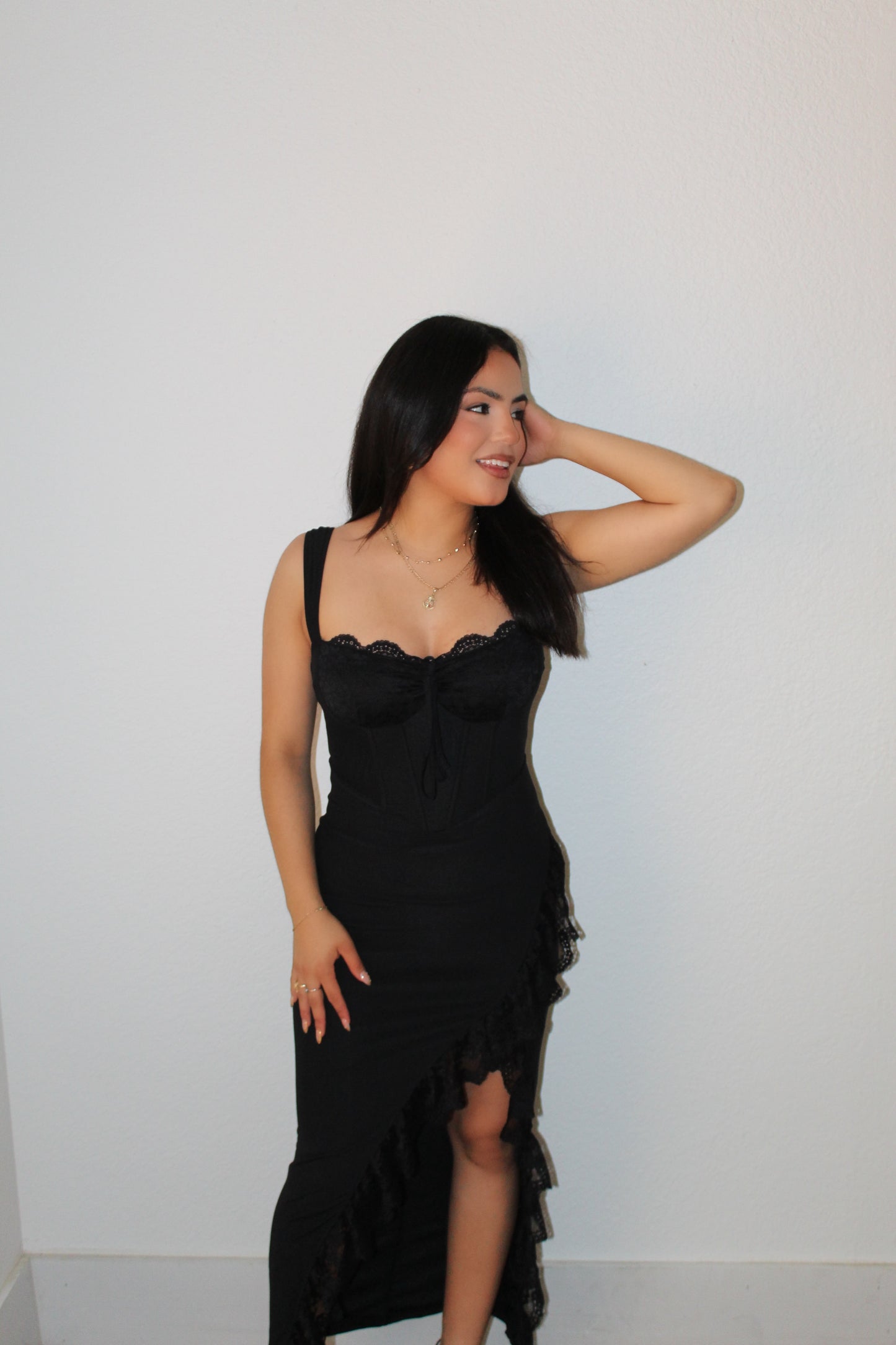 Black Tory Midi dress