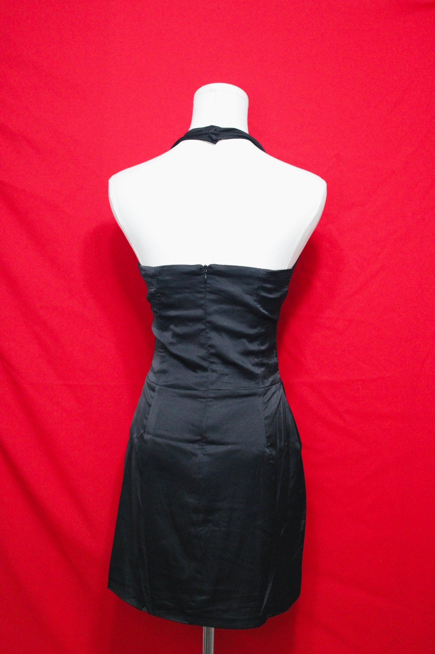 Karla stretchy satin corset Mini dress