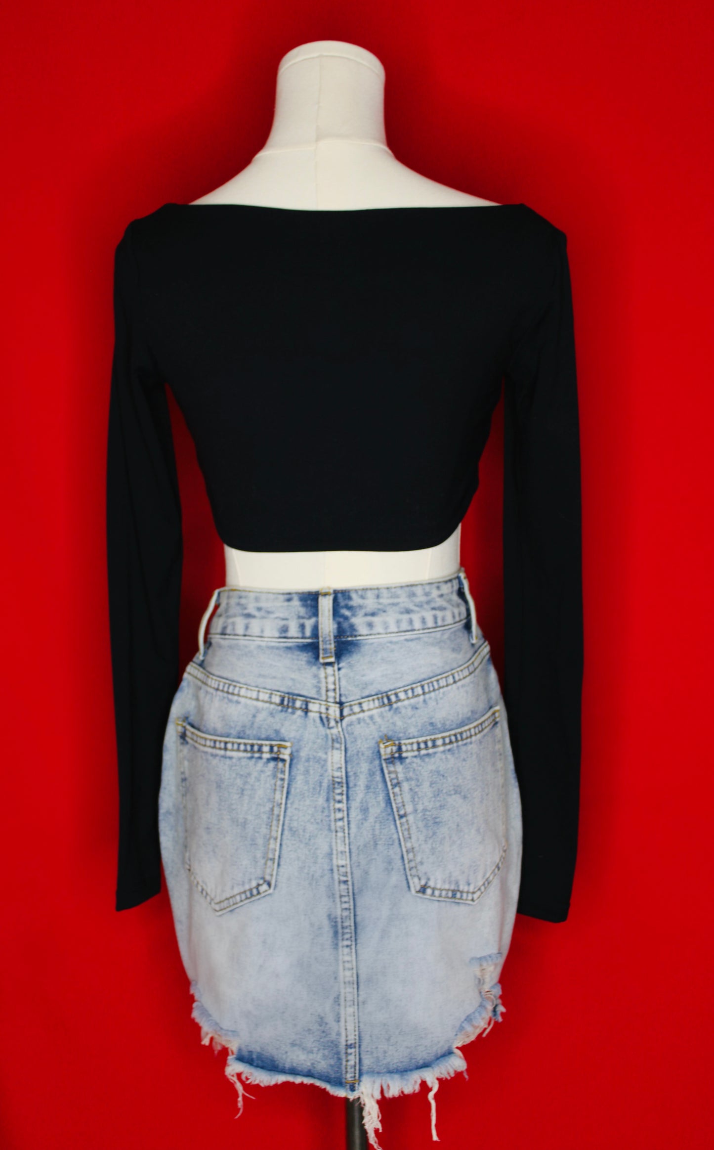 Julie Denim Mini Skirt