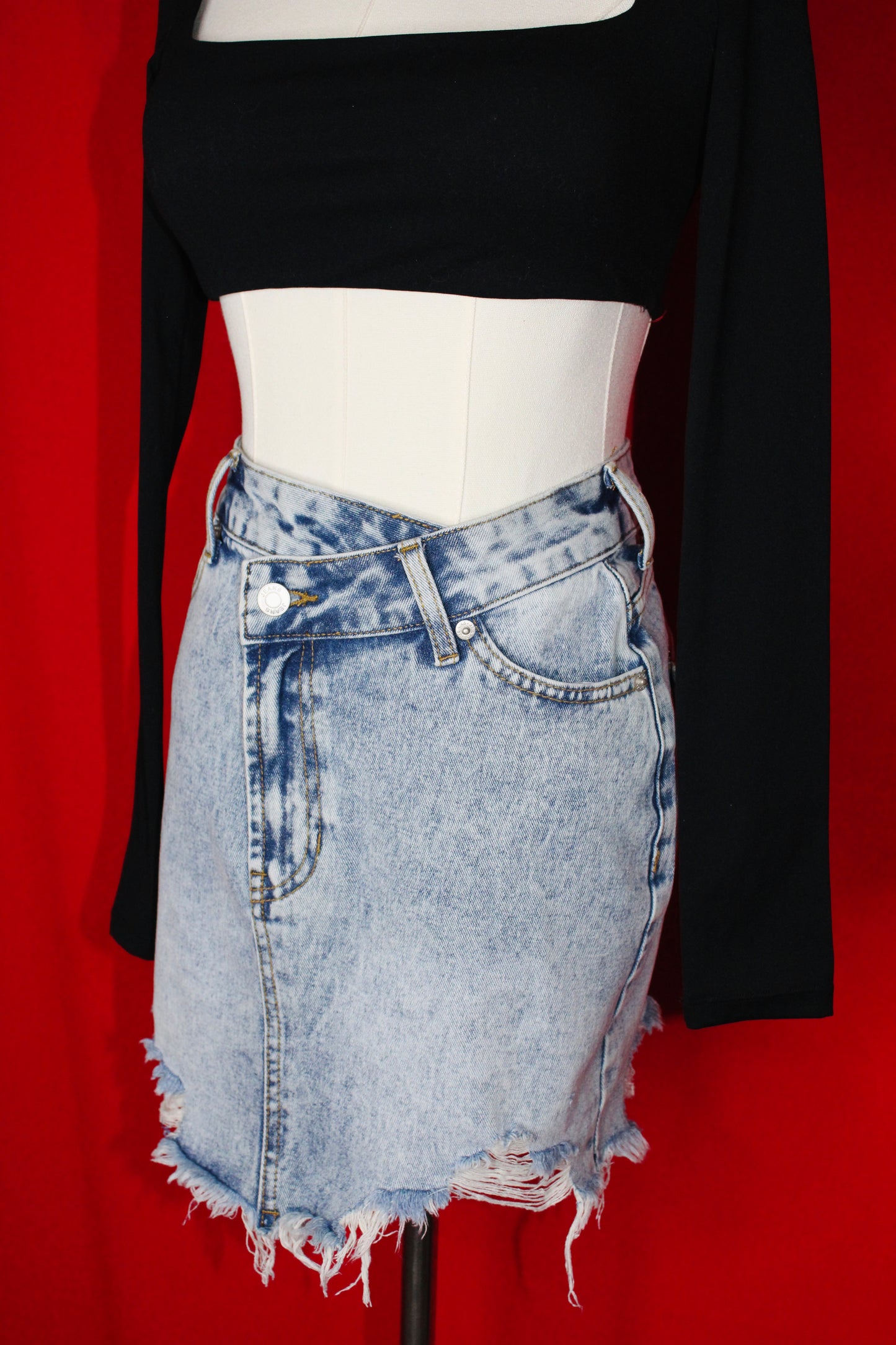 Julie Denim Mini Skirt