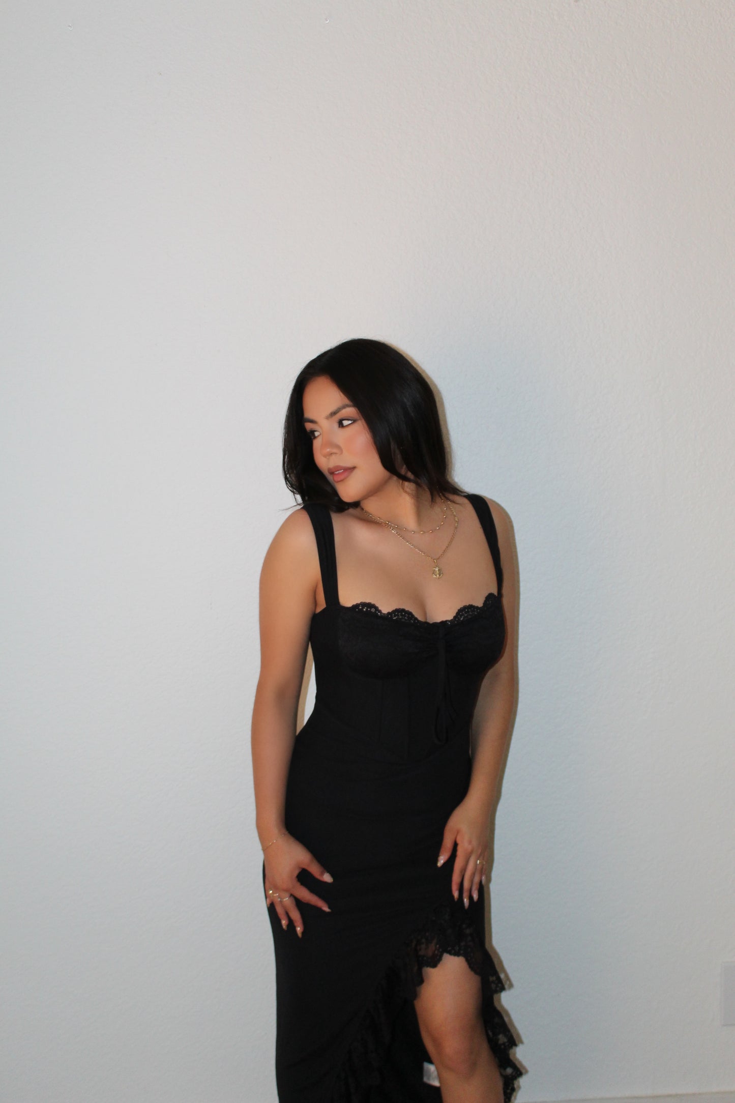 Black Tory Midi dress