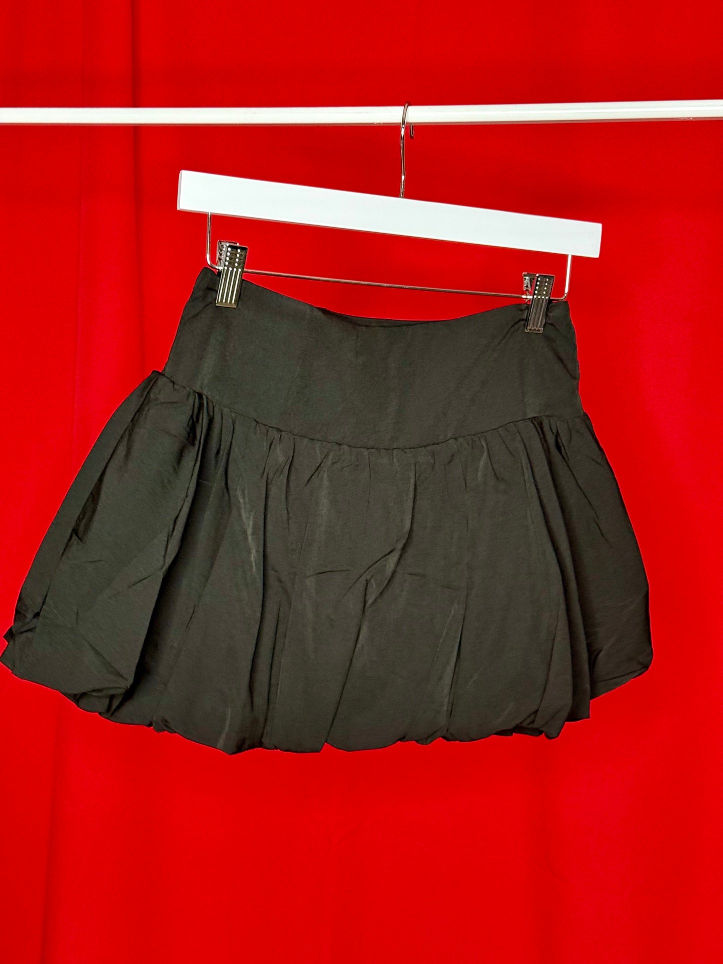 Bubble Black Skirt
